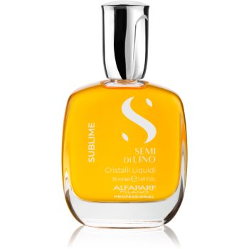 Alfaparf Milano Semi di Lino Sublime Cristalli ulei hidratant pentru un par stralucitor si catifelat - imagine 2